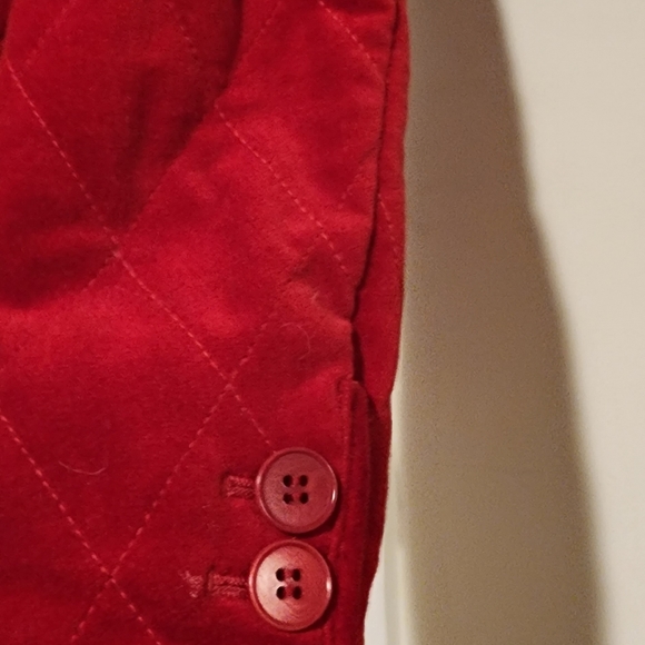 Talbot red Velvet jacket size 2P women - Picture 3 of 5